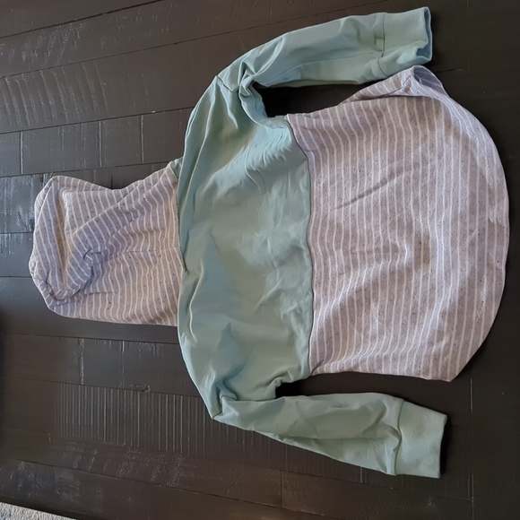 Floral and stripe hoodie and jogger set - Picture 4 of 5